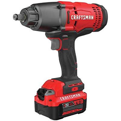 V20 Cordless Impact Wrench with Hog Ring