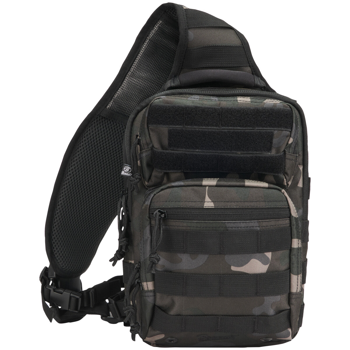 Brandit US Cooper Sling Pack Una Cinghia Zaino Outdoor Ogni Giorno Dark Camo