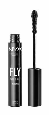 2 PACK NYX Professional Makeup Fly with Me Mascara Jet Black 0.28 Ounce