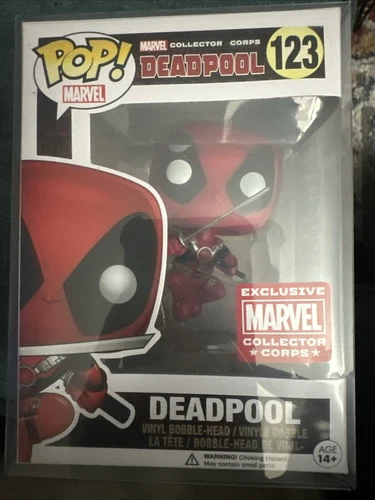 Funko Pop Marvel Collector Corps Deadpool 123 Exclusive Limited Edition!