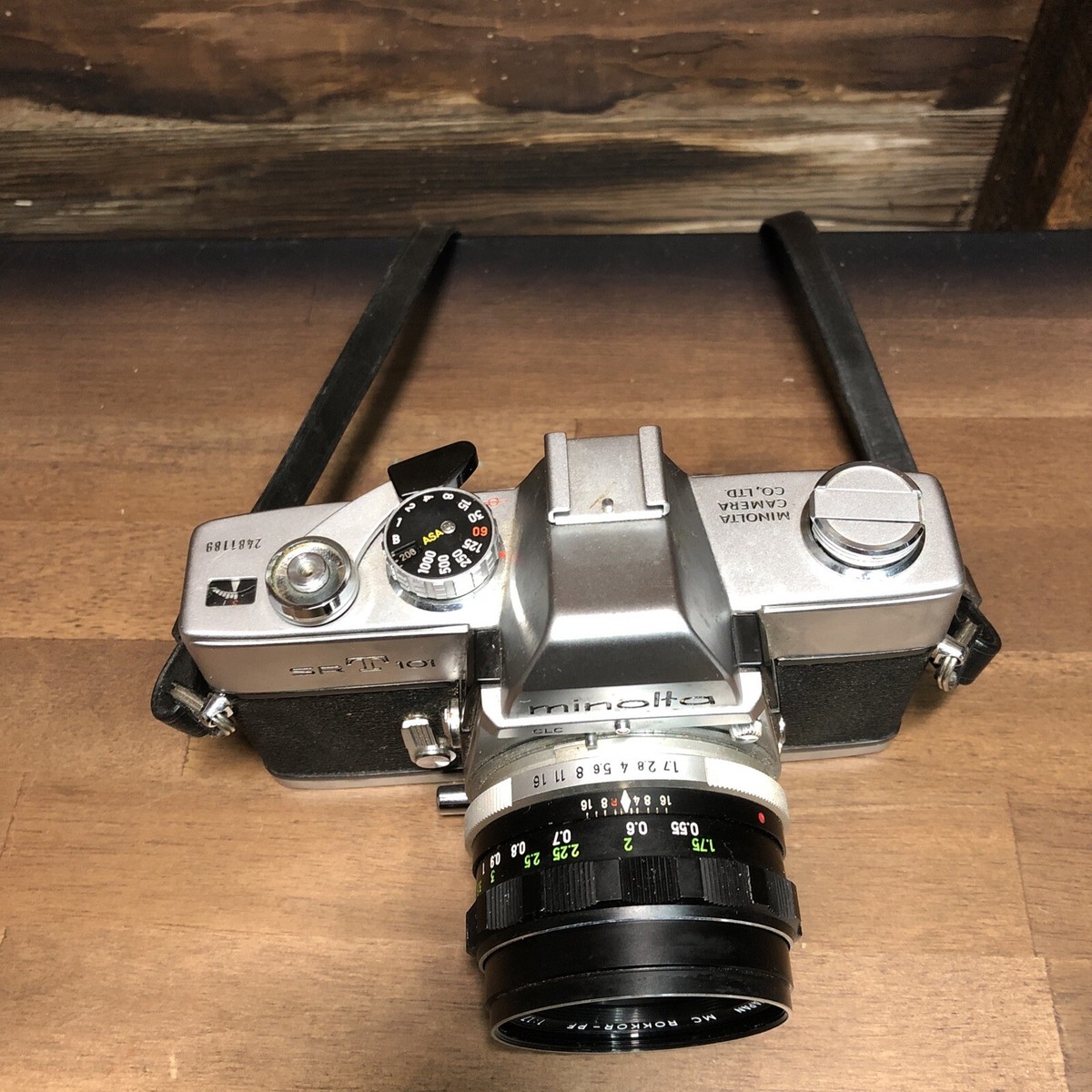フィルムカメラ MINOLTA SRT101 + MC ROKKOR-PF 50mm F/1.7 フィルムカメラ MINOLTA SRT101 + MC ROKKOR-PF 50mm F/1.7 Minolta MC