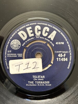 The Tornados - Telstar 7 Inch Vinyl