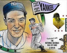 Joe DiMaggio Photo Artwork New York Yankees Photo Artwork 10x8 Baseball Artwork 