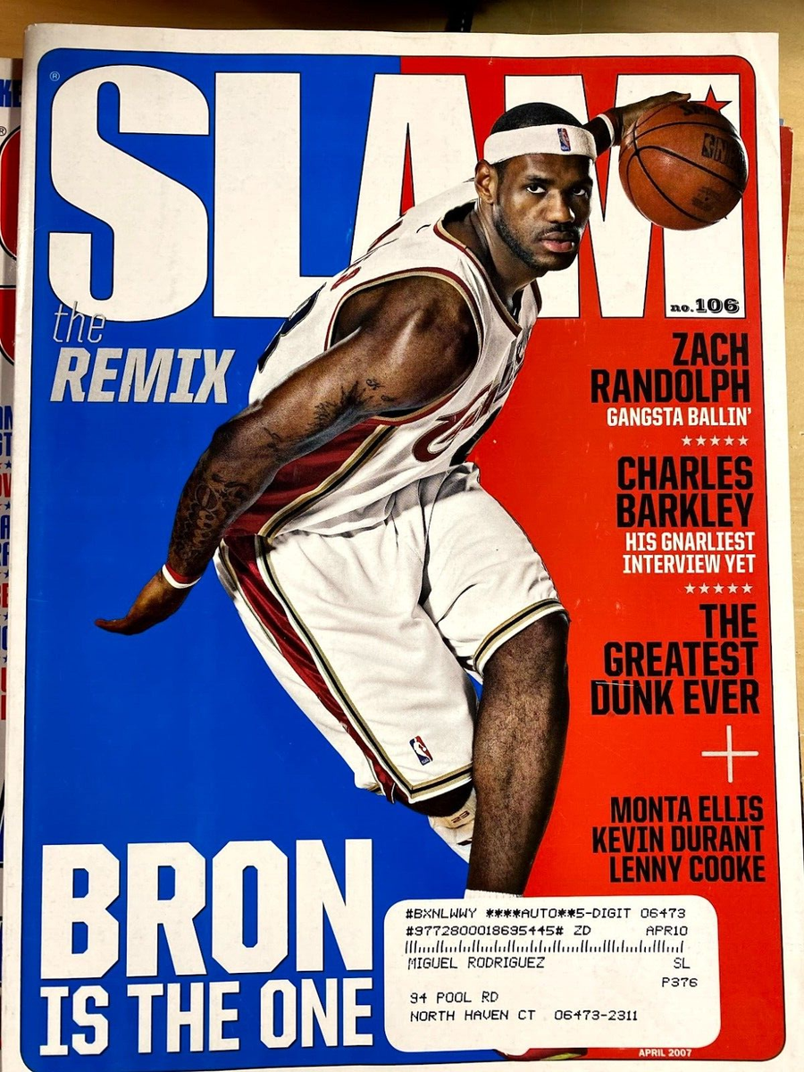 Slam Magazine Issue Issue 106 Logoman Lebron James Cover April