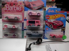 hot wheels barbie cars set9 of n2 plus lt blue vette n