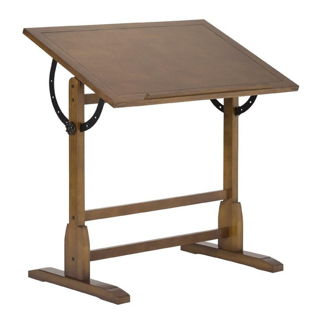 drafting table oak