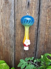 Rainbow Glass Hummingbird Feeder