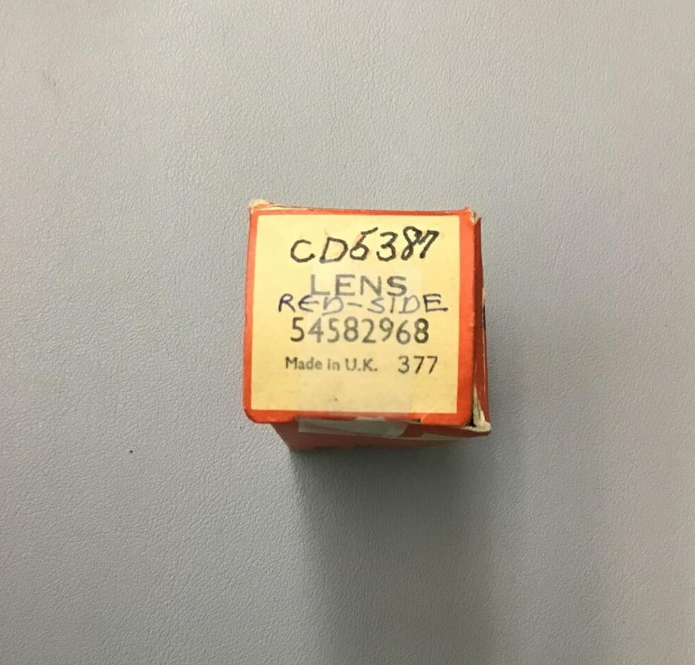 Lucas Lens L857 54582968 Red Side Marker Lens for Rolls Royce (b214)