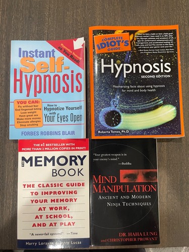 Set of Books on Hypnosis, Memory and Mind Manipulations. *Great Value*