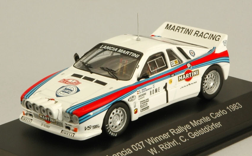 LANCIA 037 n° 11 OLIO FIAT RALLYE DE SAN REMO 1984 TABATON DECAL 1/43e