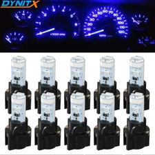 10X 74 T5 2721 LED Bulb Dash Lights w/ PC74 Socket Instrument Panel Gauge Light