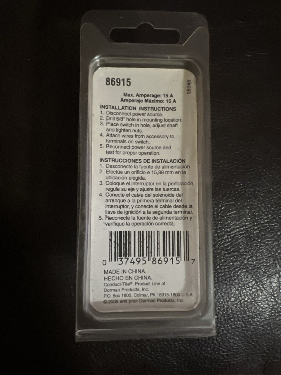 Dorman 86915 15 Amp Electrical Brass Starter Switch | eBay
