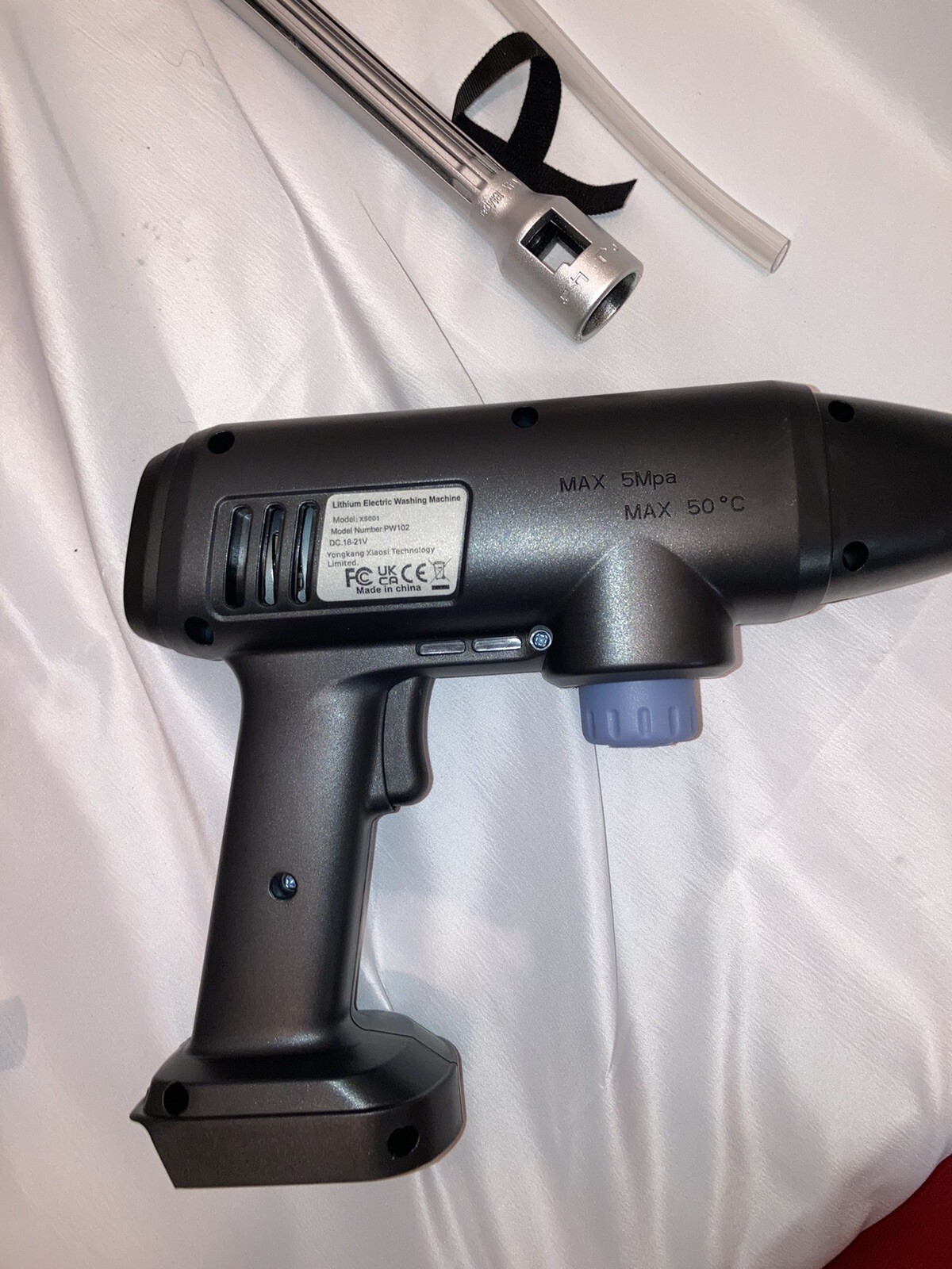 Aihand Cordless Pressure Washer 2 Batteries 968psi Portable Power