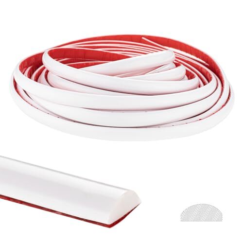 25 Ft Peel and Stick Trim, Flexible Vinyl Molding Trim Self 25 Feet