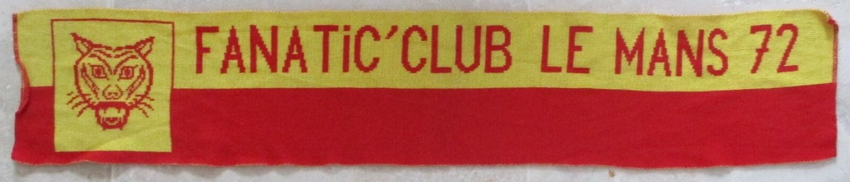 Écharpe Supporters Le Mans FC - Vintage - Ultra - Rare - Collection Scarf