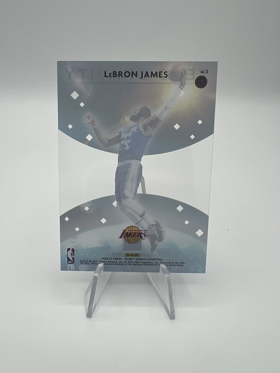 2020/21 Panini Clearly Donruss Lebron James Zero Gravity /75 | eBay