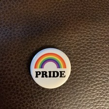 PRIDE rainbow button/pin