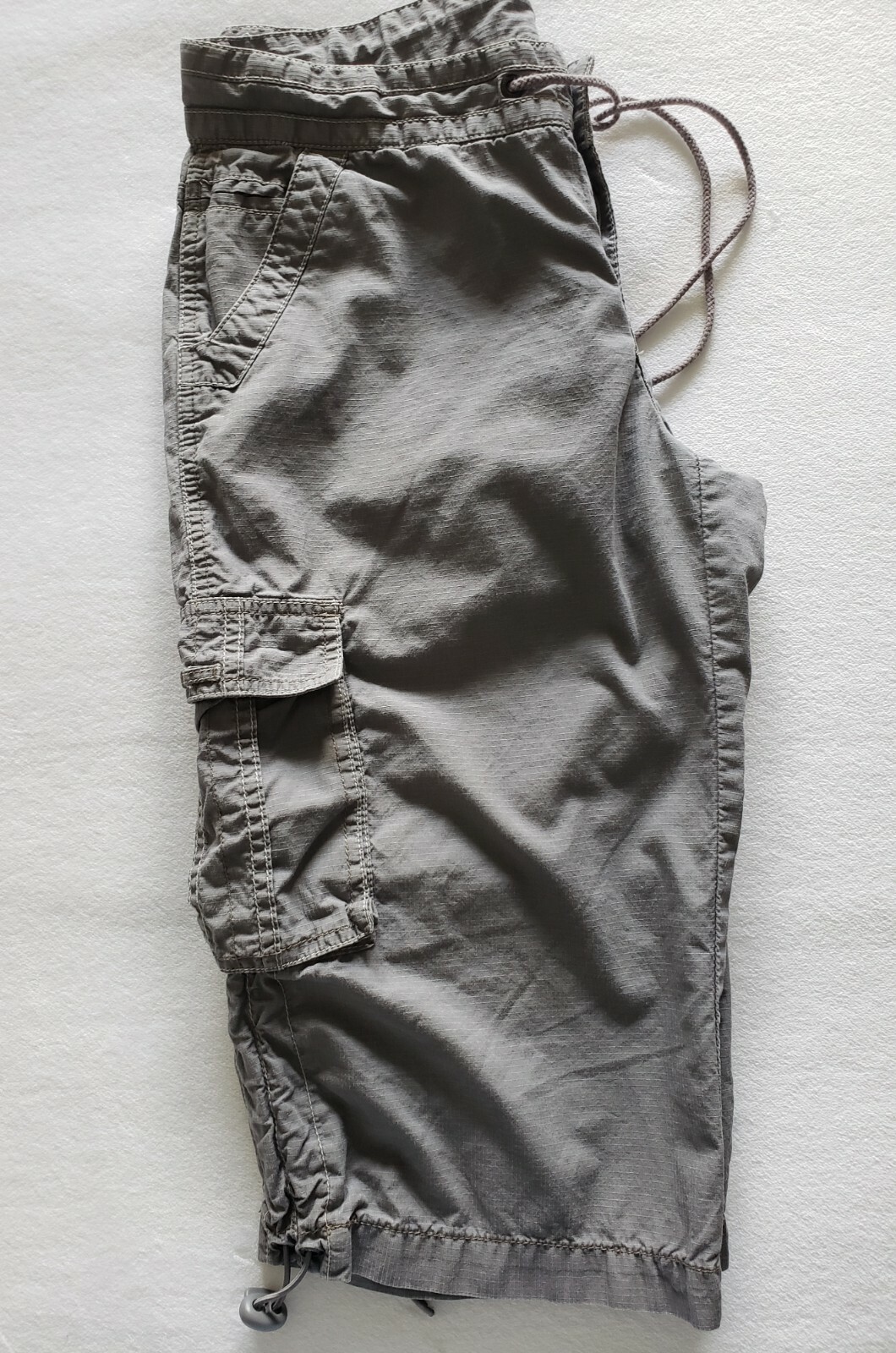 DKNY Women's Brown Capri Pants utility cargo Gem