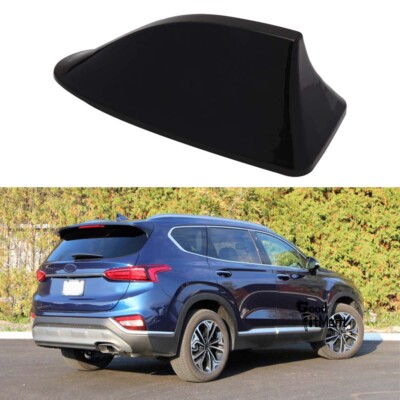 For Hyundai Santa Fe Car Roof Antenna Shark-Fin Radio FM/AM Signal Aerial Black