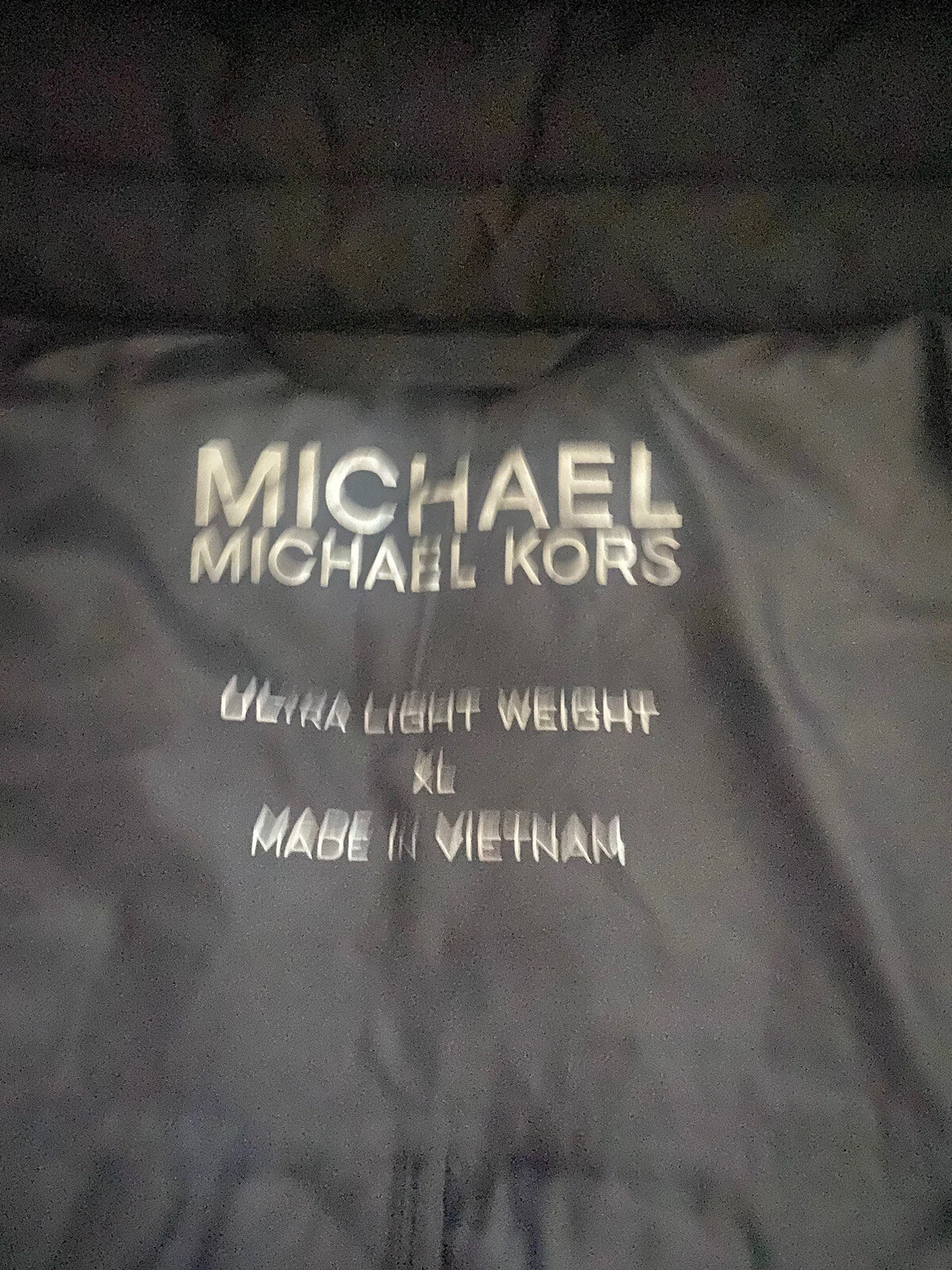 Cappuccio XL Michael Kors donna nero buffer ultraleggero XL prolungato