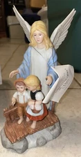 Vintage Guardian Angel 1995 HOMCO #8772 8" H x 4.5" L x 3" W