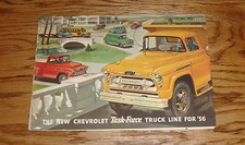 Original 1956 Chevrolet Truck Full Line Foldout Sales Brochure 56 Chevy Pickup Original 1956 Chevrolet Truck Full Line Foldout Sales Brochure 56 Chevy Pickup