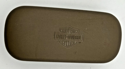 Harley-davidson Hard Sunglasses Case Two-Tone Black & Gray