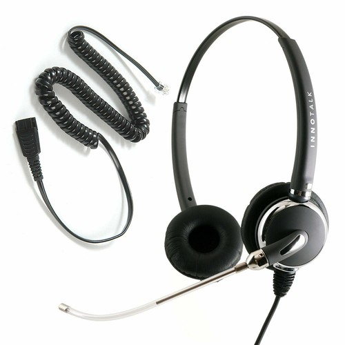 Voice Tube Phone Headset Fit to Panasonic Phones built in RJ9 Headset