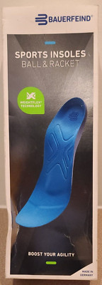 Bauerfeind Sports Ball & Racket Unisex Support Insoles Inserts Men 6.5 Women 7.5