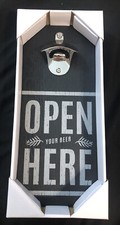 Beer Bottle Opener Novelty Wood Wall Mount 🍻 Cheers! 🍺