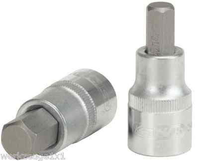 KS Tools 1/2'' Bit-Stecknuss for Innen6skant-screw, for Allen screws