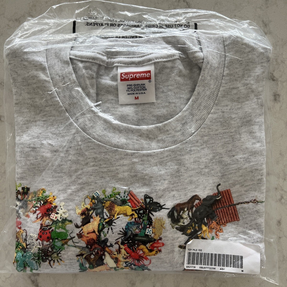 【本物保証 /関税・送料無料】Supreme Toy Pile Tee Supreme Toy Pile Tee (SS21) - $38