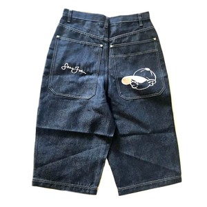 mens hip hop jean shorts