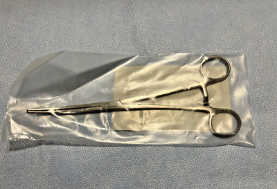 V. Mueller GL3210 Rochester-Pean Hysterectomy Forceps, Curved, Serrated, 8-7/8''