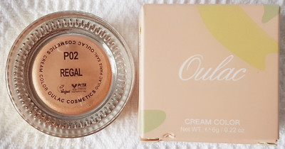 Oulac Cream Eyeshadow ~ Farbton: REGAL (peach silver sheen) ~ Shimmer ~ 8g ~ NEU