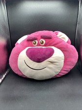 Disney Toy Story Lotso Bear Strawberry Plush Pillow Head Cushion Flaws Read