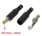 Wooden Female Plug 5.0*1.0mm*9mm Charging Plug DIY DC Power Connector (LUM 1636-04)