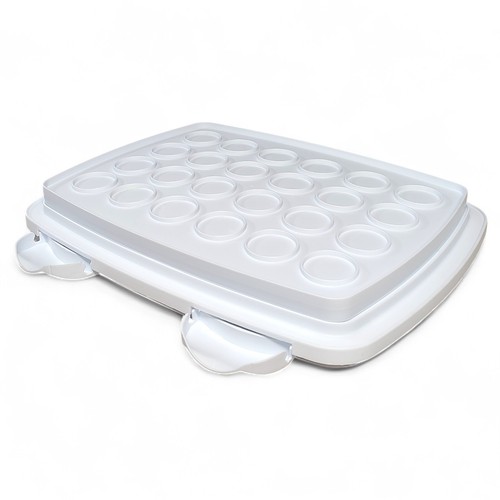 2005 Vintage Wilton Ultimate 3 in 1 Caddy Cake Cupcake Holder Carrier Tote - Picture 8 of 9
