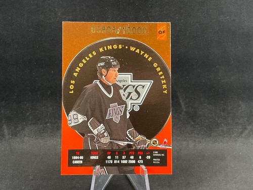 1995-96 DONRUSS LEAF NHL ICE HOCKEY WAYNE GRETZKY #10 FIRE ON ICE 3806/10000 - Picture 2 of 2