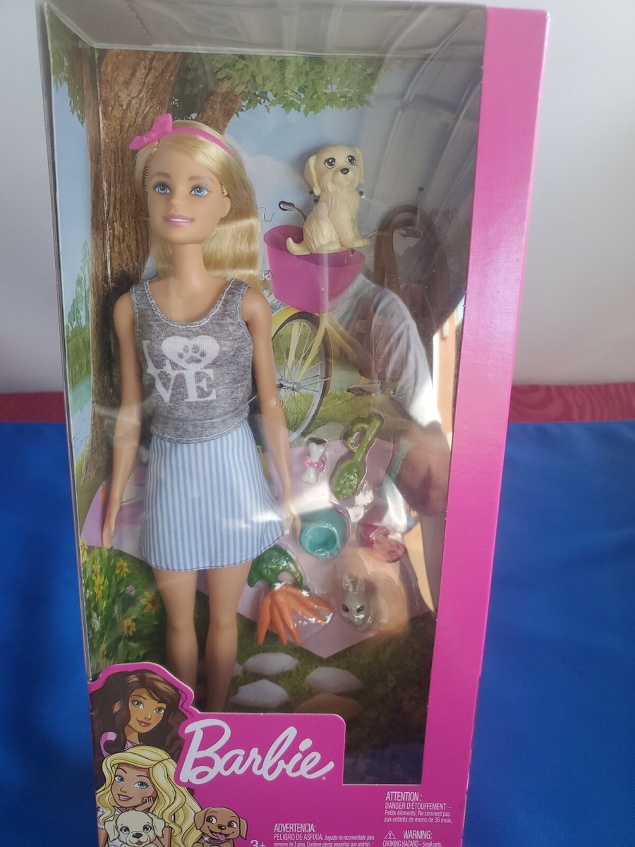Barbie 2018 Dog Rabit And Accessories