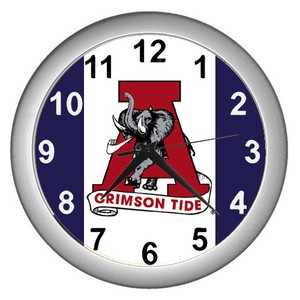 Details About 2017 Alabama Crimson Tide Football Big Al Logo Wall Clock