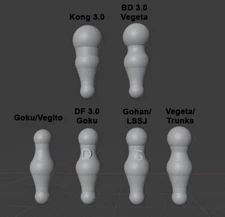 SHF 2.0 Body Conversion Neck Pegs - READ DESCRIPTION!