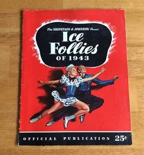 Vintage 1943 Shipstads and Johnson Ice Follies Magazine Souvenir Program Mint