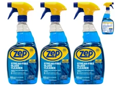 3 Containers Streak Free Glass Cleaner, Ready to Use 32 FL Oz, Fresh Scent