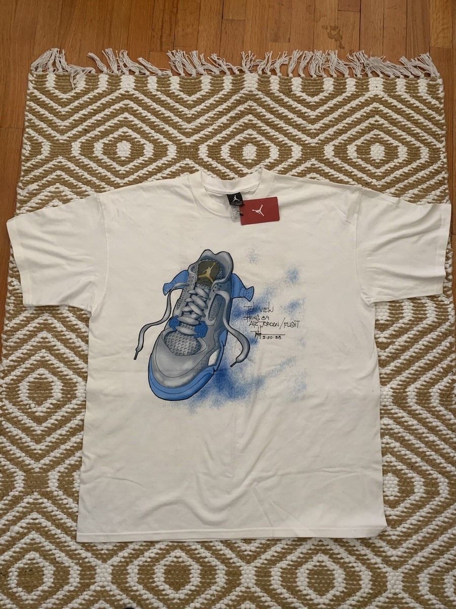 Air Jordan Military Blue Retro T-Shirt Vintage