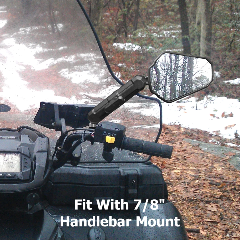 Motorcycle Rearview Mirror Set 10mm 8mm Mount For KTM 390 1290 790 890 - Image 3 of 4