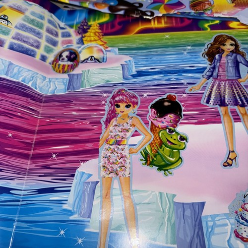 LISA FRANK Giant STICKER Activity PAD Fold Out Poster PAPER ART 33 Pages READ - 第 18/20 張圖片