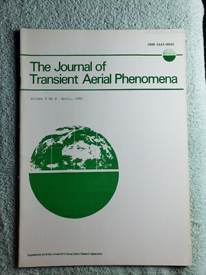 Journal of Transient Aerial Phenomena Vol.3 #2 April 1984