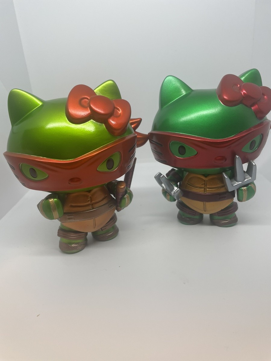 Hello Kitty x TURTLES ハッピーセットフィギュア Hello Kitty x Teenage Mutant Ninja Turtles Collaboration