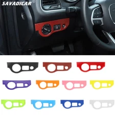 Headlight Switch Button Decor Cover Trim for Dodge Charger 2010+ Challenger 15+